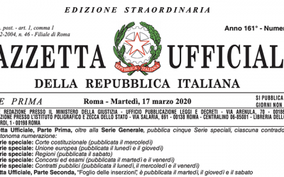 Le misure straordinarie sul lavoro del Decreto “Cura Italia”